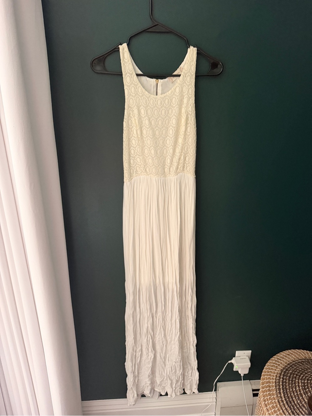 Altar'd State Cream Lace Bodice Maxi